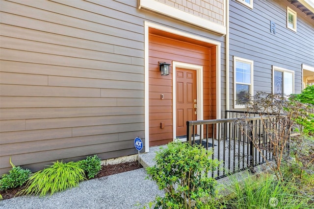 view of property entrance