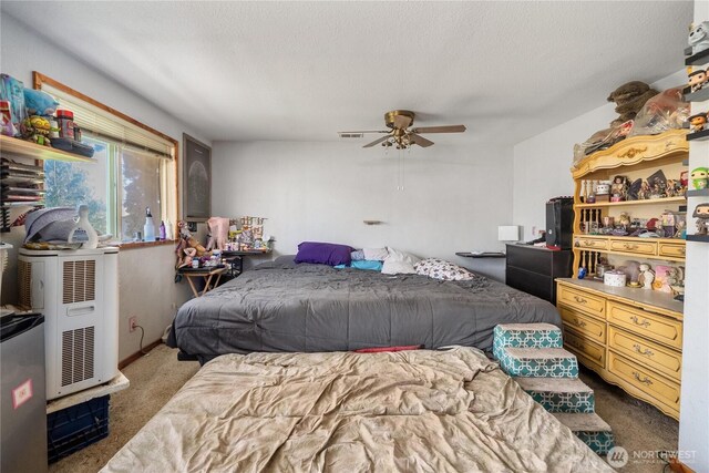 18246 Cinnamon Ln SW, Rochester, WA 98579 - bedroom with carpet floors and a ceiling fan