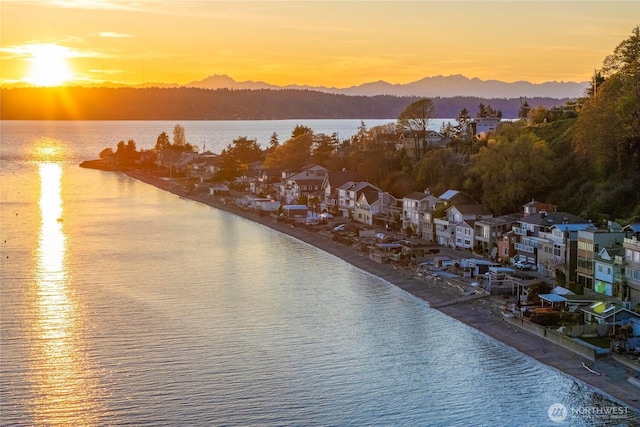 3312 SW 172nd St, Burien, WA 98166 - water view featuring nearby suburban area and mountains