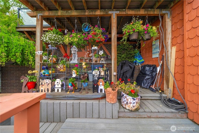 3312 SW 172nd St, Burien, WA 98166 - view of wooden deck