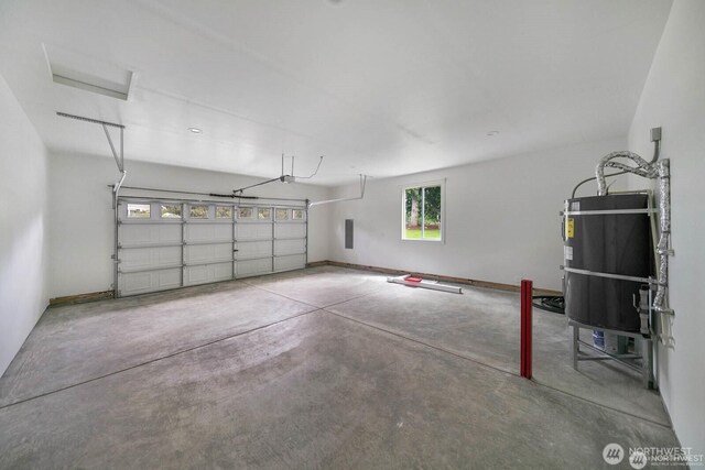 39195 Blackmouth Pl NE, Hansville, WA 98340 - garage with secured water heater
