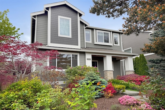 4763 Arbors Cir, Mukilteo, WA 98275 - view of front of house with a porch