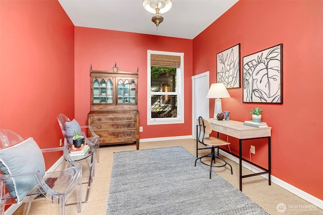 1109 30th Ave, Seattle, WA 98122 - office area with carpet and baseboards