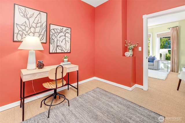 1109 30th Ave, Seattle, WA 98122 - home office with carpet and baseboards