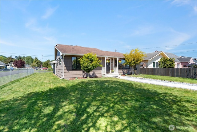view of front of property with a porch