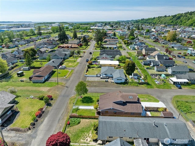 aerial perspective of suburban area