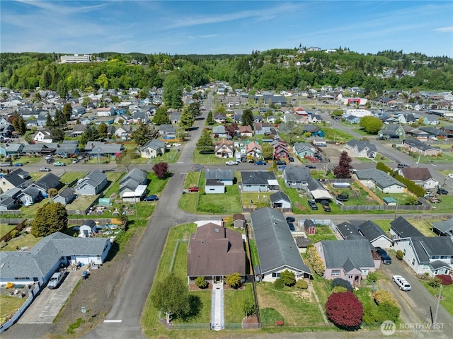 view of property location with nearby suburban area