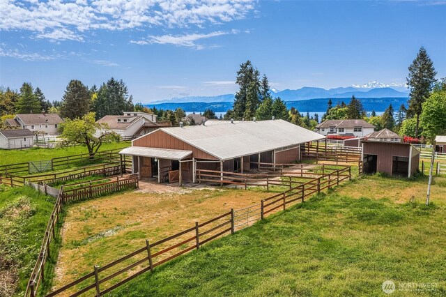 25443 Pioneer Way NW, Poulsbo, WA 98370 - stable with a mountain view