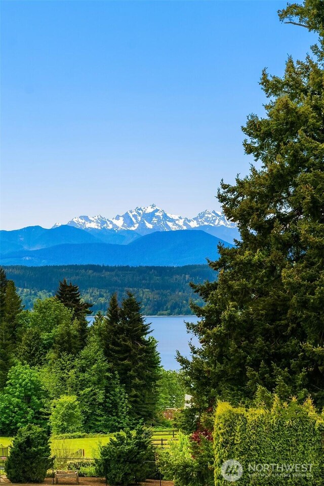 25443 Pioneer Way NW, Poulsbo, WA 98370 - view of mountain background featuring a forest