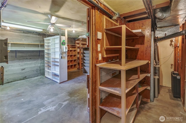 2734 Sunset Dr W, University Place, WA 98466 - storage room featuring ceiling fan