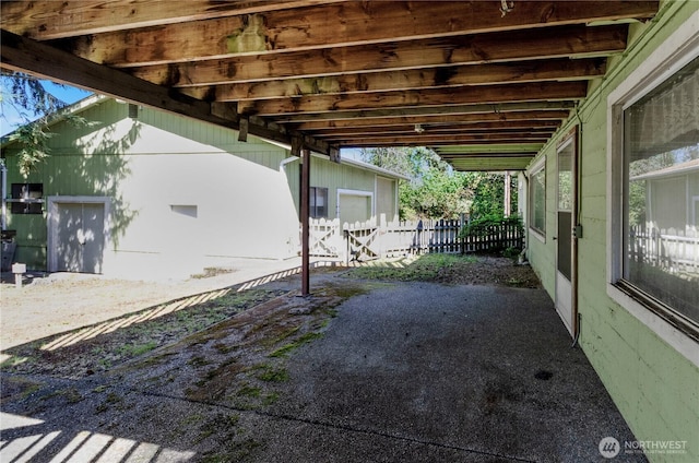 2734 Sunset Dr W, University Place, WA 98466 - view of patio / terrace with fence
