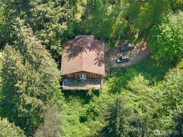 aerial view of property and surrounding area