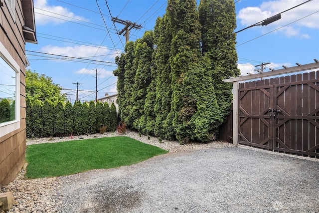 view of yard