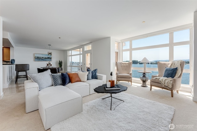 2015 SE Columbia River Dr Unit 320, Vancouver, WA 98661 - living area with expansive windows and light carpet