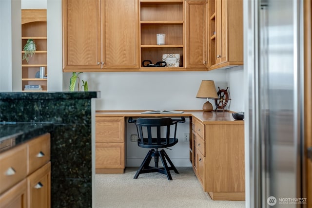 2015 SE Columbia River Dr Unit 320, Vancouver, WA 98661 - office featuring light colored carpet and built in desk