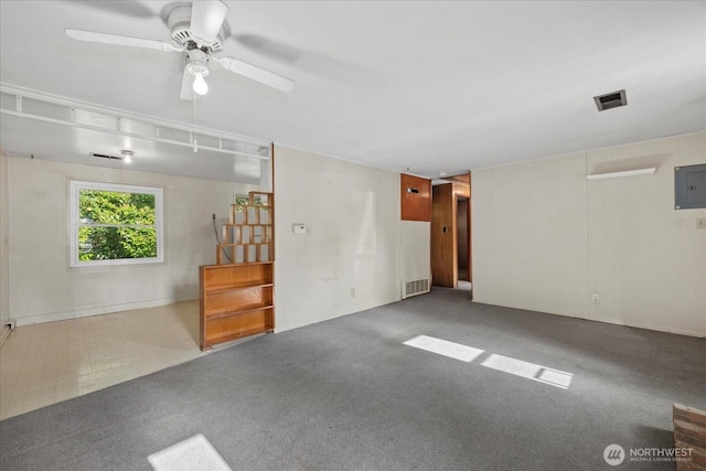 22907 60th Ave W, Mountlake Terrace, WA 98043 - carpeted empty room featuring a ceiling fan and electric panel