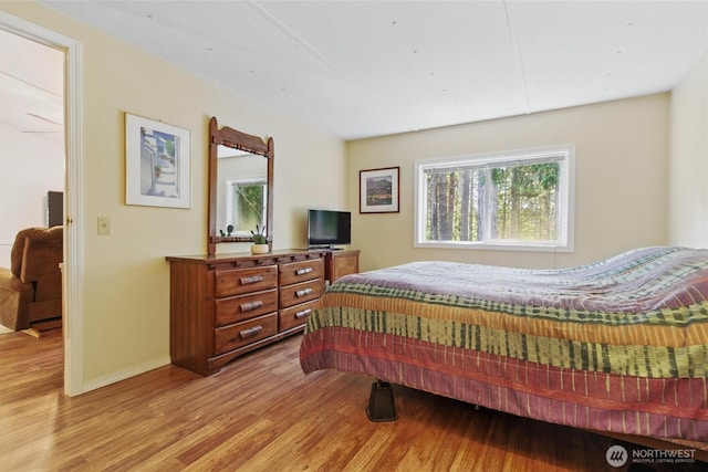 17913 51st St NW, Vaughn, WA 98394 - bedroom with wood finished floors and baseboards