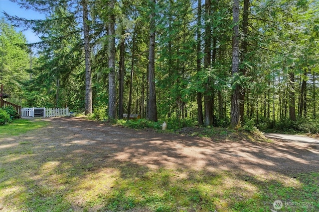 17913 51st St NW, Vaughn, WA 98394 - view of yard featuring a wooded view