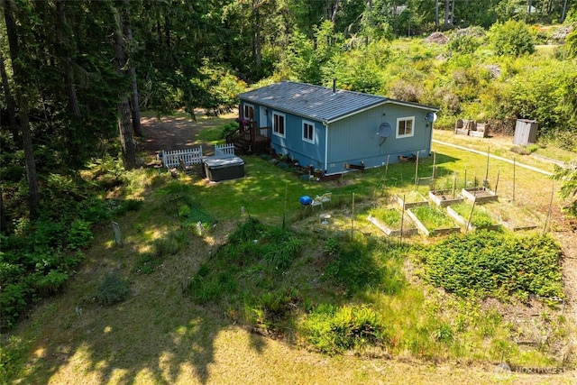 17913 51st St NW, Vaughn, WA 98394 - view from above of property with a forest