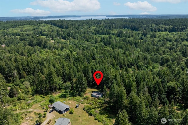 17913 51st St NW, Vaughn, WA 98394 - aerial view of property's location featuring a heavily wooded area