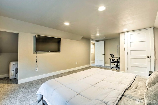 1934 NE Northgate Way, Seattle, WA 98125 - bedroom featuring carpet, recessed lighting, and baseboards