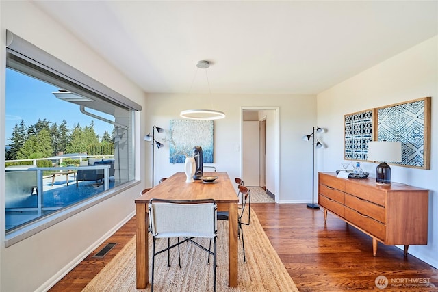 12747 9th Ave NW, Seattle, WA 98177 - dining space with wood finished floors and baseboards