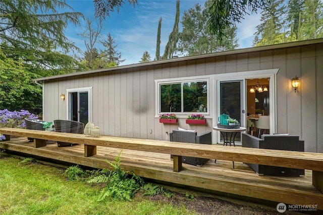 707 Harvest Rd, Bothell, WA 98012 - rear view of property featuring a deck