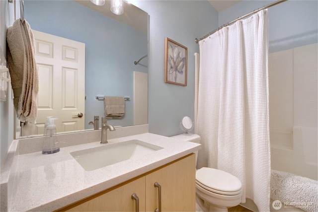 14721 1st Ln NE Unit 102, Duvall, WA 98019 - full bath with toilet, vanity, and shower / tub combo with curtain