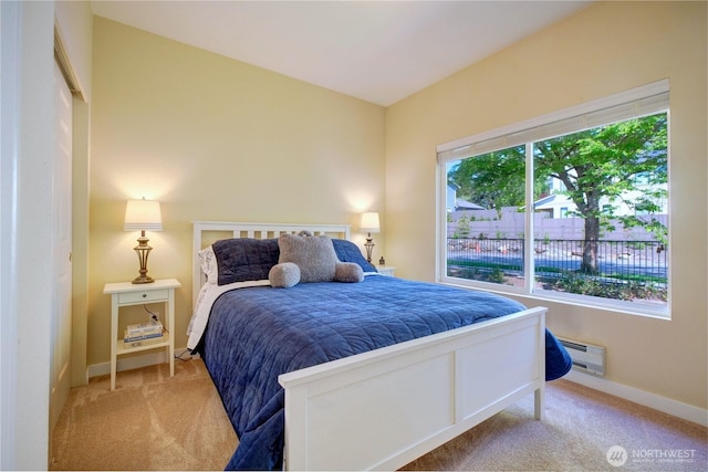 14721 1st Ln NE Unit 102, Duvall, WA 98019 - carpeted bedroom featuring a baseboard radiator and baseboards