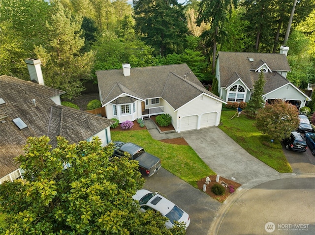 view of subject property