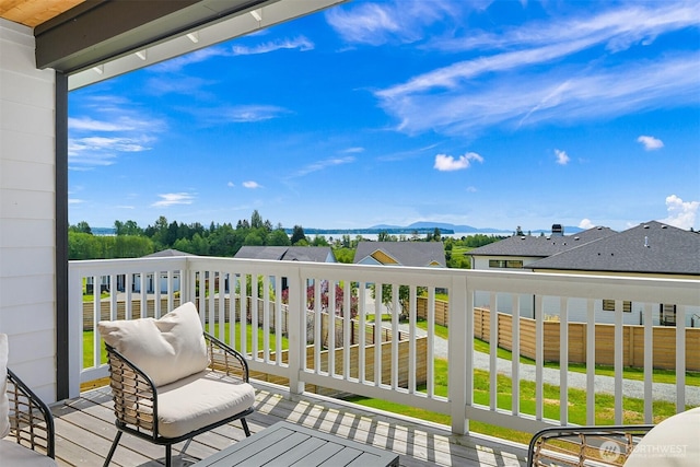 5411 Lonicera Dr, Blaine, WA 98230 - wooden deck featuring a mountain view
