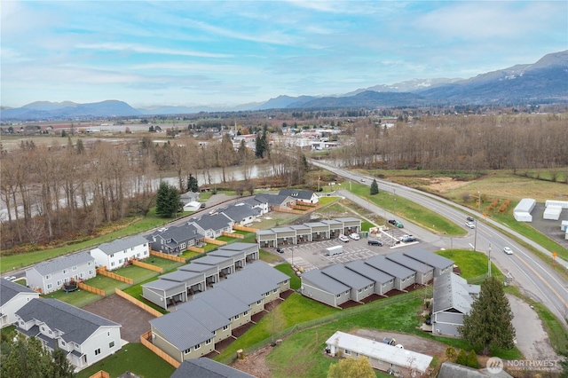 314 Everson Rd Unit D, Everson, WA 98247 - bird's eye view of a water and mountain view