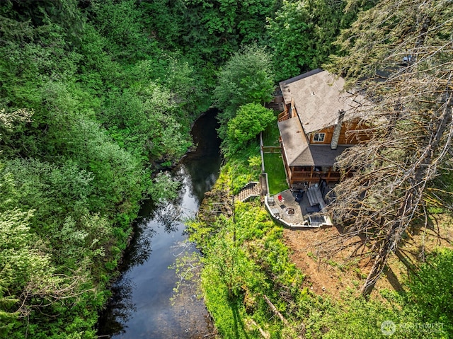 161 Mill Creek Rd, Longview, WA 98632 - view of subject property with a large body of water and a forest