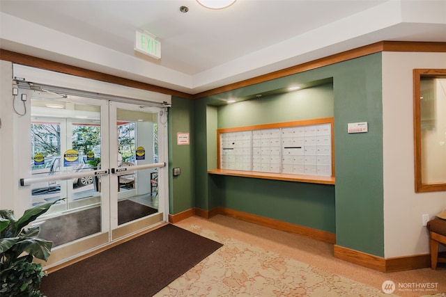 1750 152nd Ave NE Unit W110, Bellevue, WA 98007 - view of property's community featuring mail area and french doors