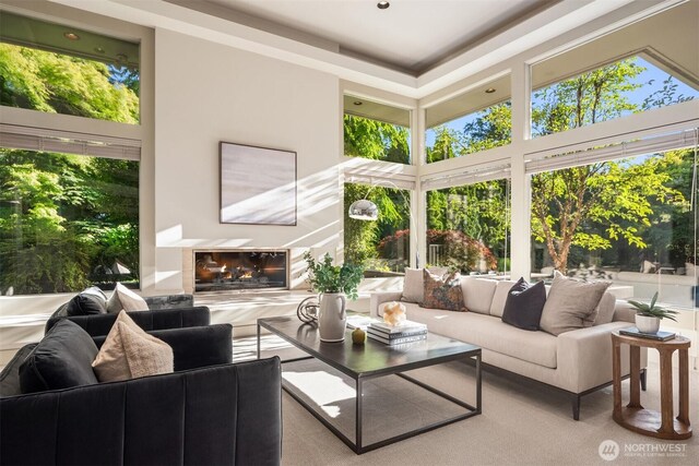 sunroom featuring healthy amount of natural light