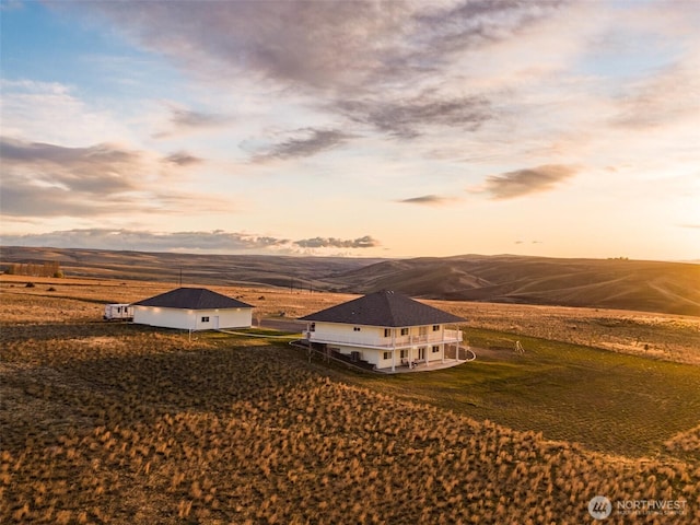 23201 Rd 12 NW, Quincy, WA 98848 - aerial view at dusk of a view of countryside