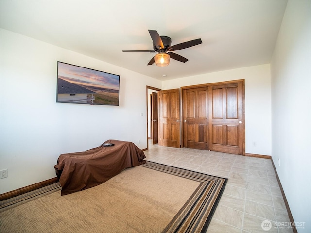 23201 Rd 12 NW, Quincy, WA 98848 - bedroom with baseboards and a ceiling fan