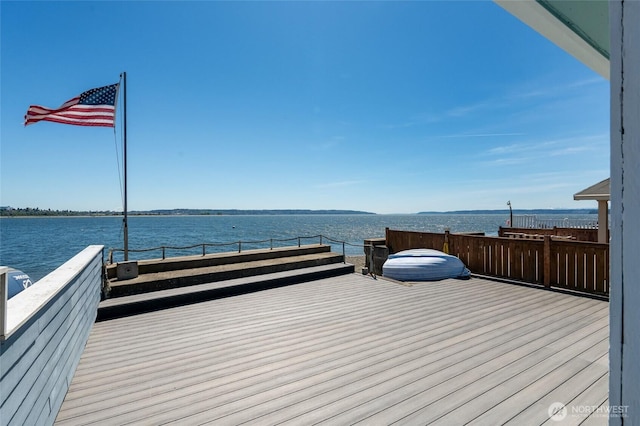 130 Priest Point Dr NE, Tulalip, WA 98271 - deck with a water view