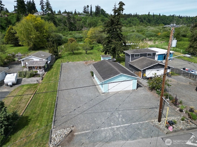 130 Priest Point Dr NE, Tulalip, WA 98271 - view of pool with a wooded view and fence