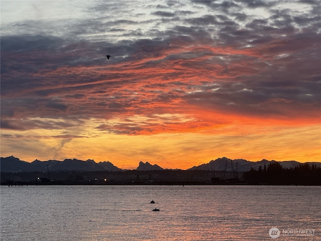 130 Priest Point Dr NE, Tulalip, WA 98271 - water view featuring a mountain backdrop