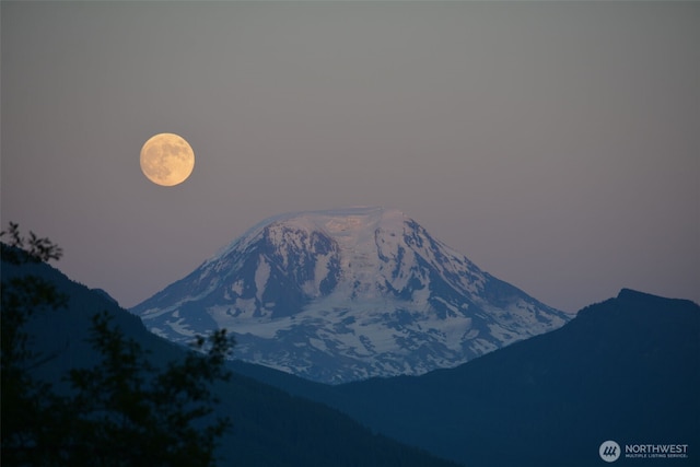 view of mountain background