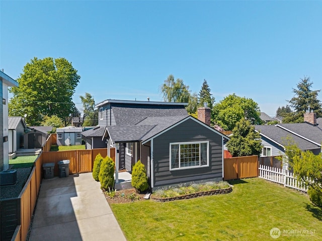 3342 Greenwood Ave W, University Place, WA 98466 - bungalow featuring a chimney and roof with shingles