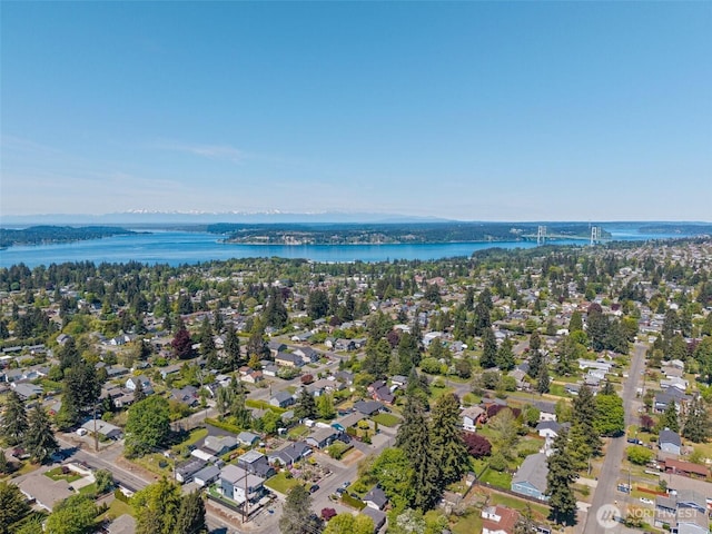 3342 Greenwood Ave W, University Place, WA 98466 - bird's eye view of a nearby body of water and a notable bridge