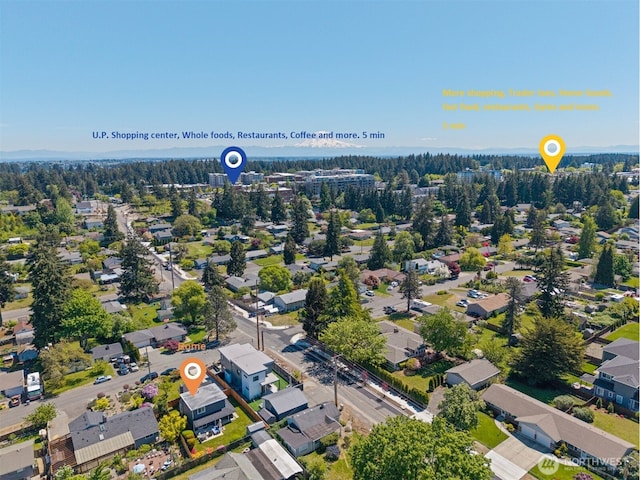 3342 Greenwood Ave W, University Place, WA 98466 - aerial perspective of suburban area