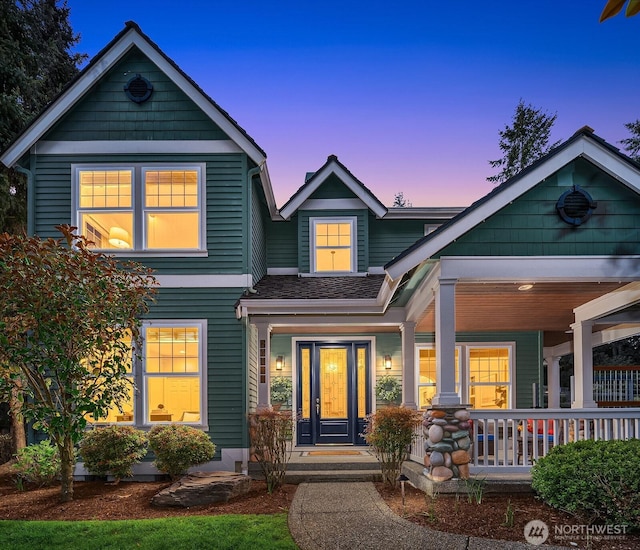 26108 SE 27th St, Sammamish, WA 98075 - view of front of home with covered porch