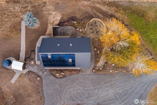 view from above of property
