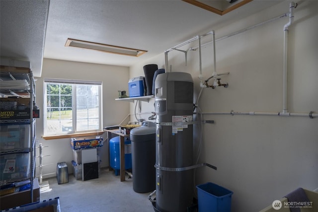 162 W Nelson Rd, Sequim, WA 98382 - utility room with secured water heater
