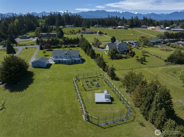 162 W Nelson Rd, Sequim, WA 98382 - overview of rural landscape featuring mountains
