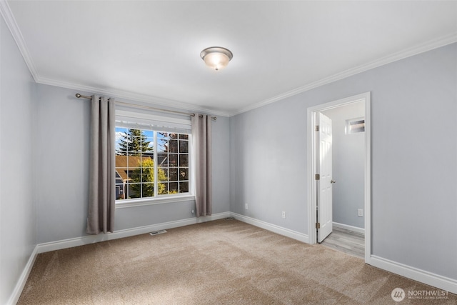 13106 SE 261st Pl, Kent, WA 98030 - carpeted spare room featuring crown molding