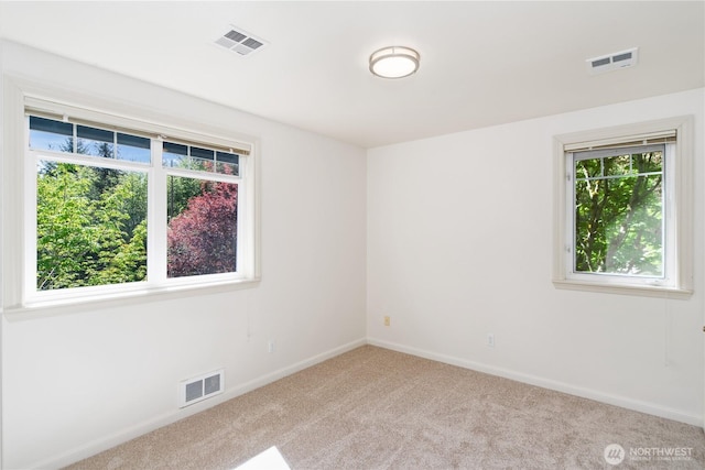 702 Woodland Dr, Port Townsend, WA 98368 - empty room with healthy amount of natural light, carpet, and baseboards